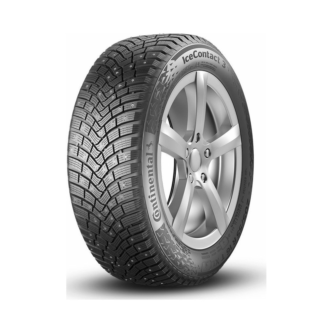 205/55  R16  Continental IceContact 3 TA шип 94T XL Вид 0